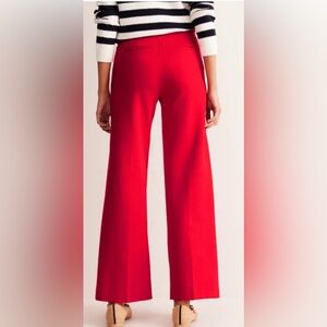 COPY - Boden Westbourne Ponte Hot Pepper Size 14R stretch wide leg pants NWT